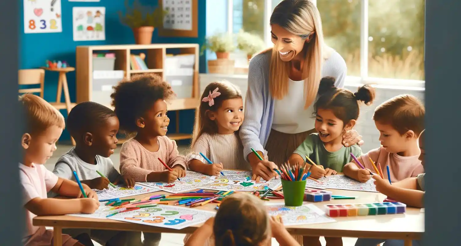 importanza di insegnare attraverso Disegni da Colorare per Imparare i Numeri